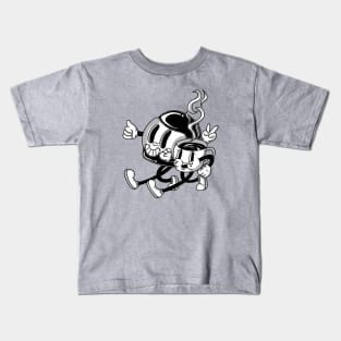 bike and coffee Kids T-Shirt